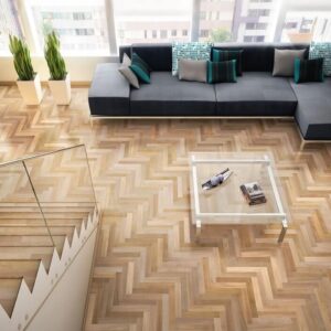 contemporary parquet flooring