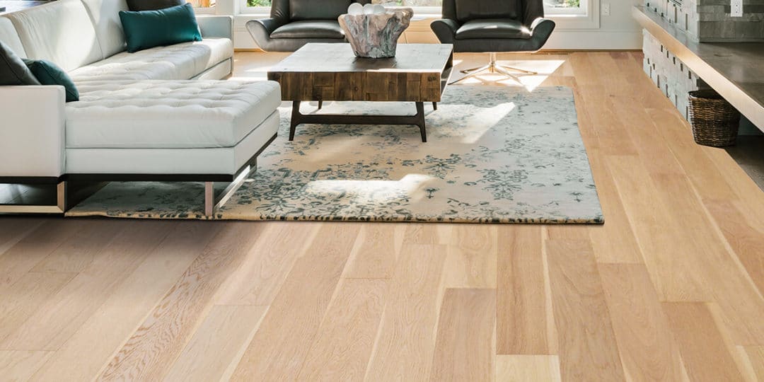 white hardwood floor with carpet