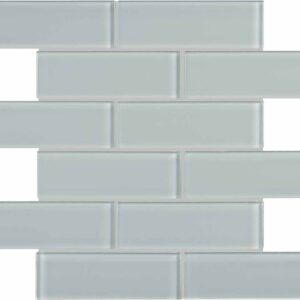 Element cloud glass brick mosaics