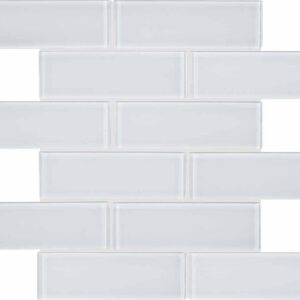 Element ice glass brick mosaics