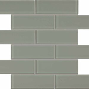 Element smoke glass brick mosaics