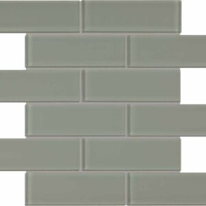 Element smoke glass brick mosaics