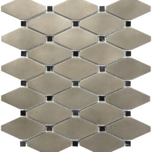 Nickel clipped diamond mosaics