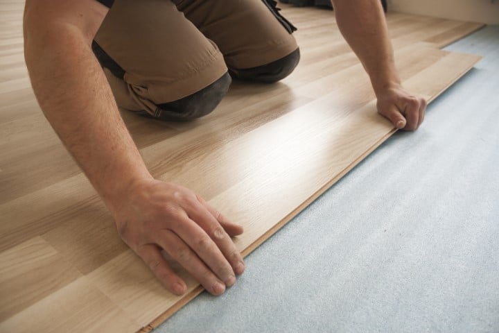 Image depicts residential flooring installation services by Flooring Liquidators.
