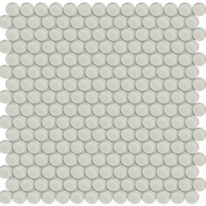 Sand penny round mosaics