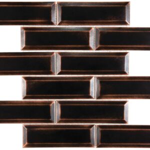 Oil Rubbed Bronze brick mosaics