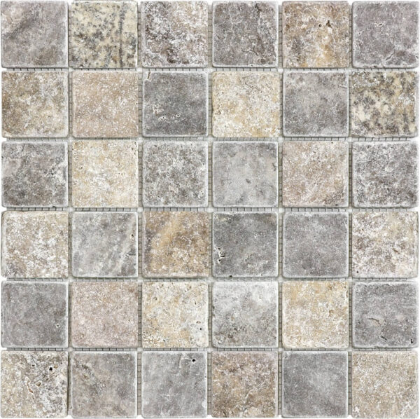 ANATOLIA TILE – SILVER ASH TRAVERTINE 4 x 4