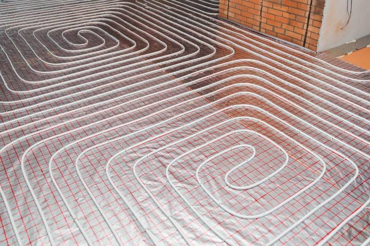 heated flooring system