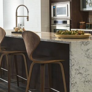 Blanca Arabescato Quartz Kitchen