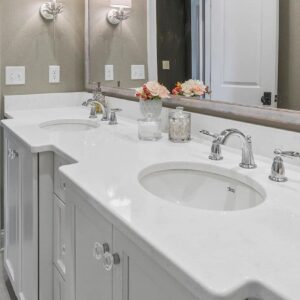 Glacier White Bathroom