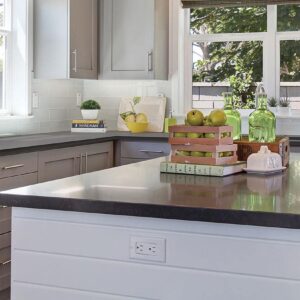 Shadow Gray Quartz Kitchen