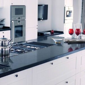 Sparkling Black Quartz Surface