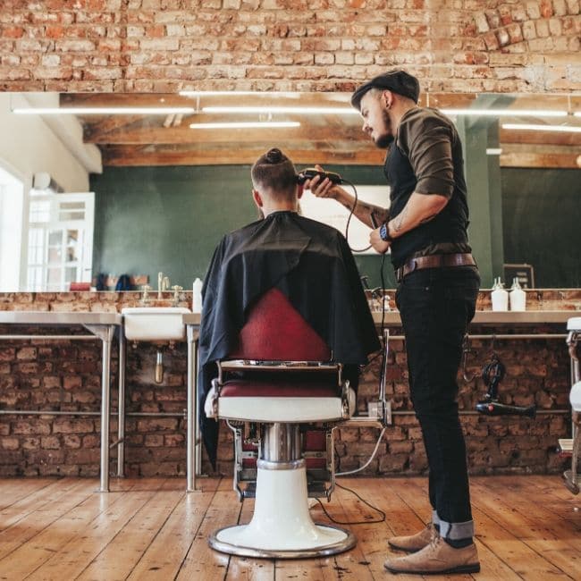 barber shop flooring