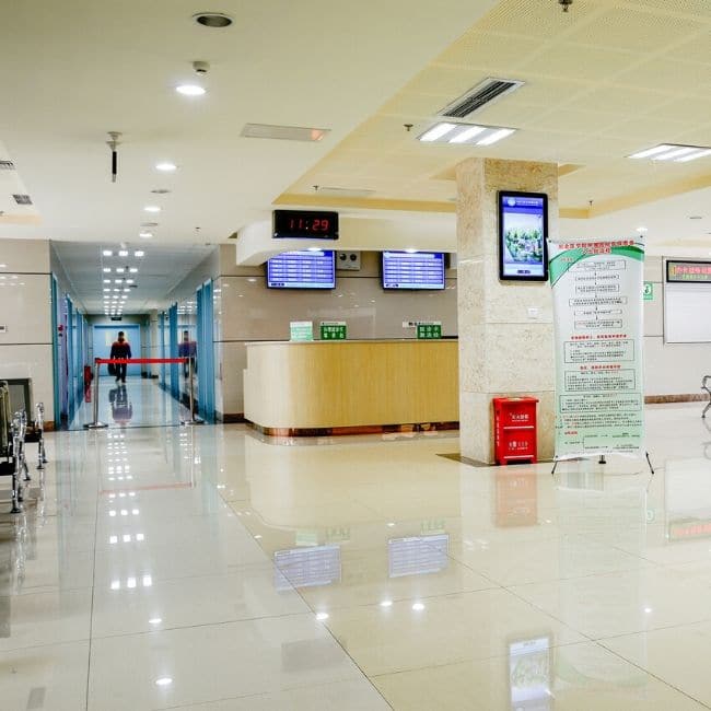 hospital tile floors