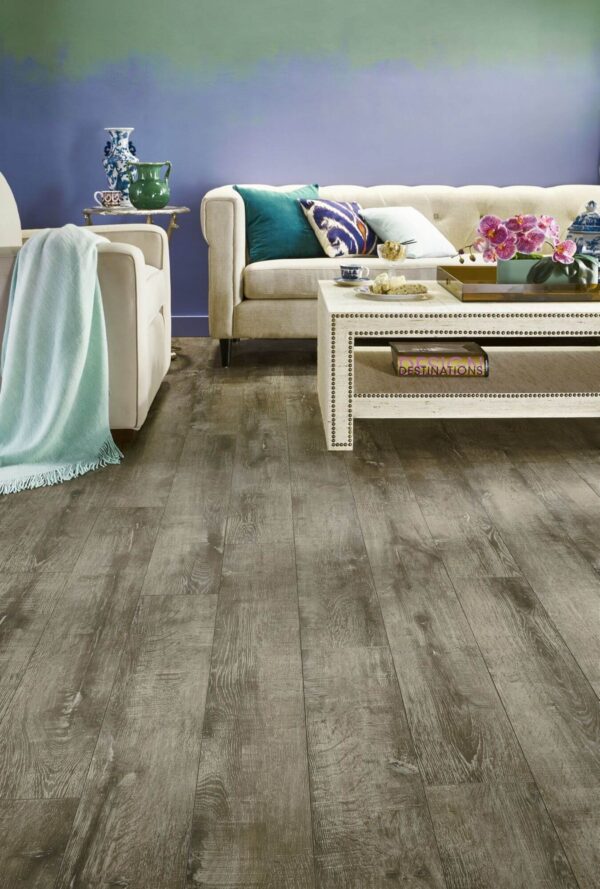 ARMSTRONG FLOORING - BRUSHED OAK RIGID CORE - GRAY