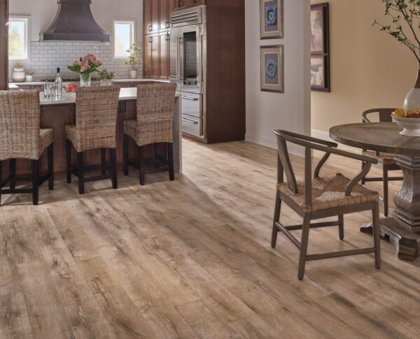 ARMSTRONG FLOORING - BRUSHED OAK RIGID CORE - TAN