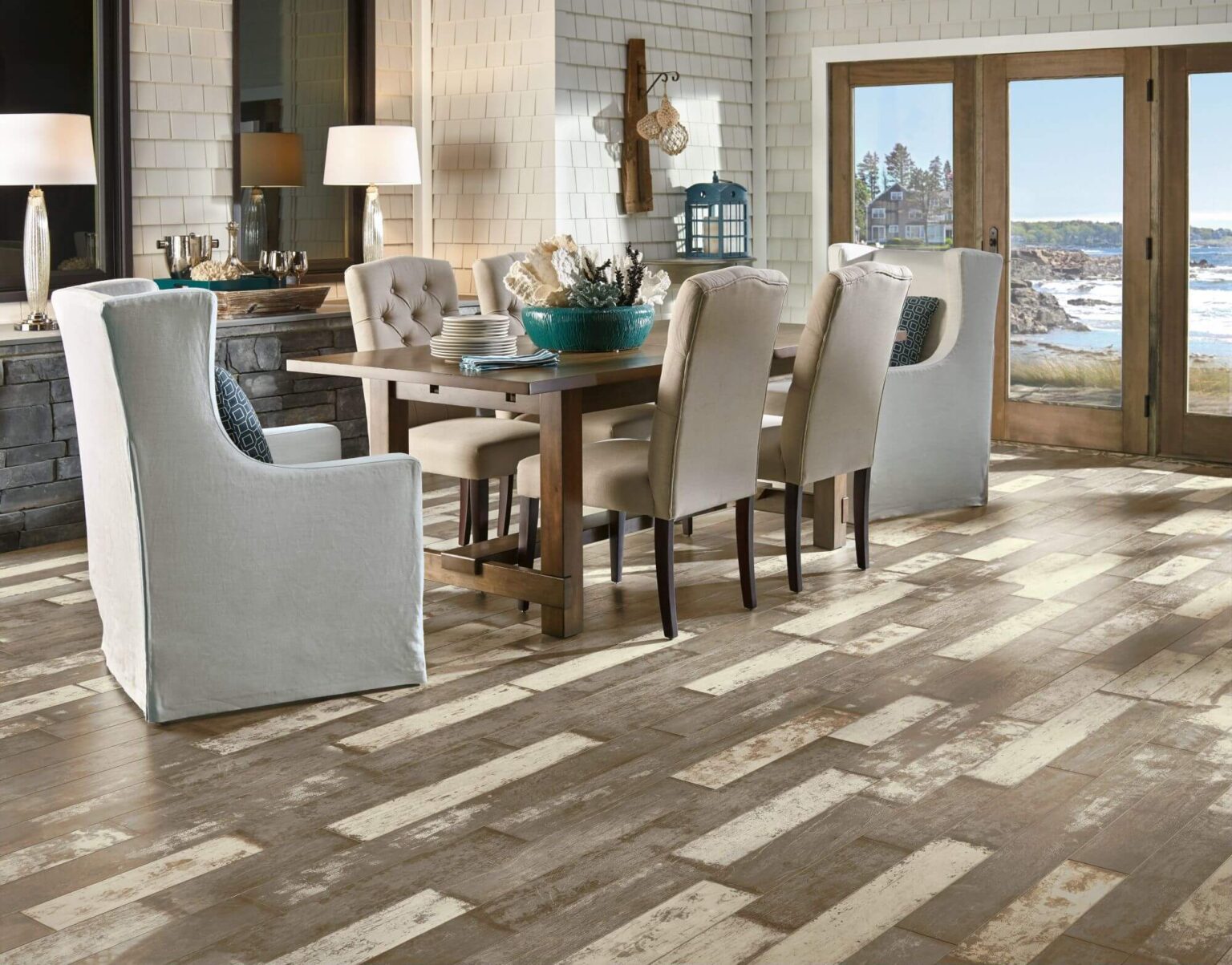 ARMSTRONG FLOORING MARITIME RIGID CORE WEATHERED GRAY ☑️ Best