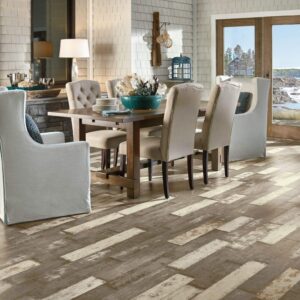 weathered gray floor