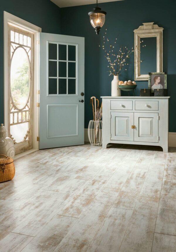ARMSTRONG FLOORING - SALVAGED PLANK RIGID CORE - WHITE