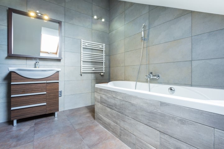 porcelain or ceramic tiles