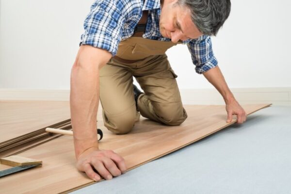 Laminate flooring installation in Barrie