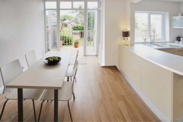 Vinyl flooring installation in Ottawa home