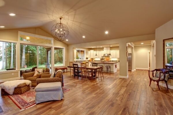 Hardwood flooring Installation project.