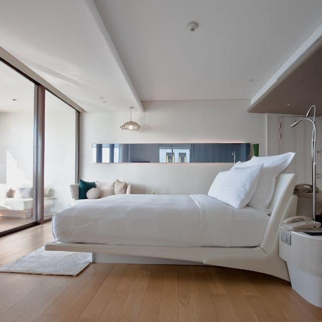 wood flooring for modern hotel
