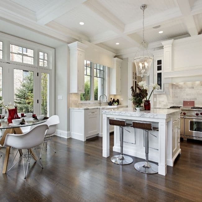 kitchen american walnut hardwood floors