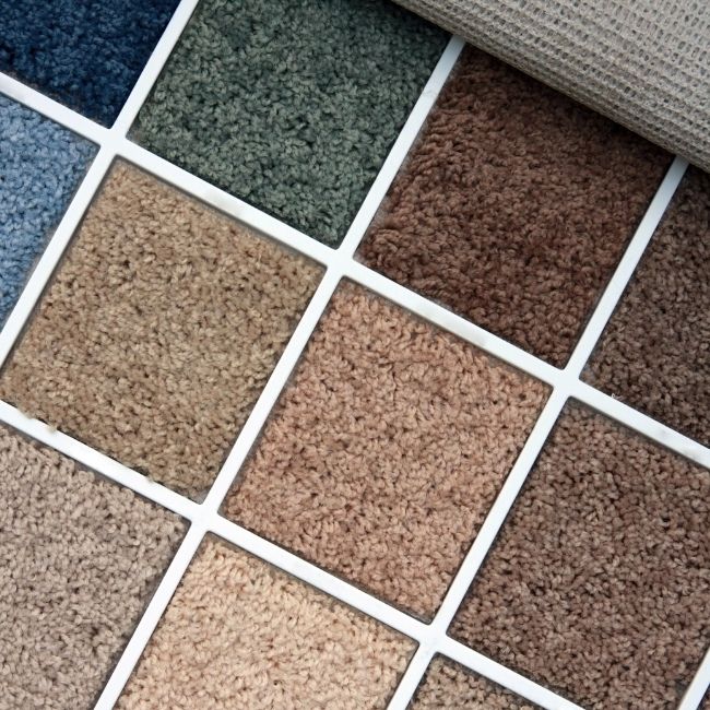 Image depicts samples of carpet floors for sale in Mississauga.