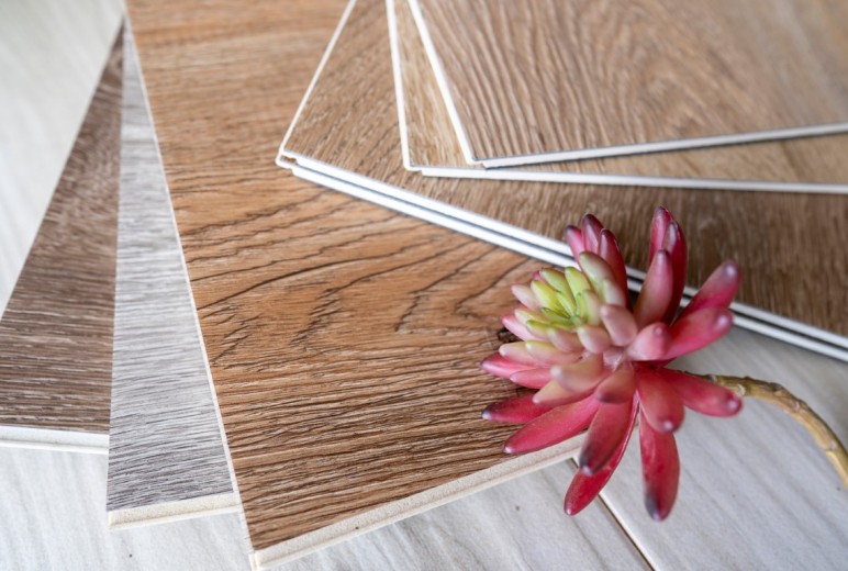 samples of vinyl flooring