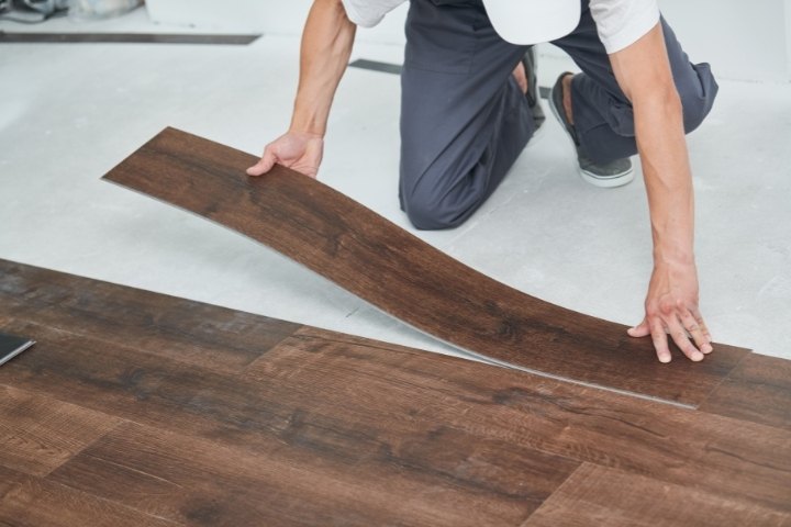 Image depicts vinyl flooring options from a vinyl flooring Toronto store.