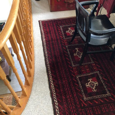 Image depicts old floors from a solid hardwood flooring installation project in Georgetown, Ontario.