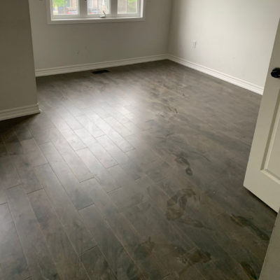 solid hardwood flooring installation project in richmond hill