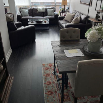 engineered hardwood installation project  toronto