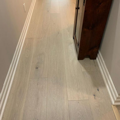 engineered hardwood installation project  toronto