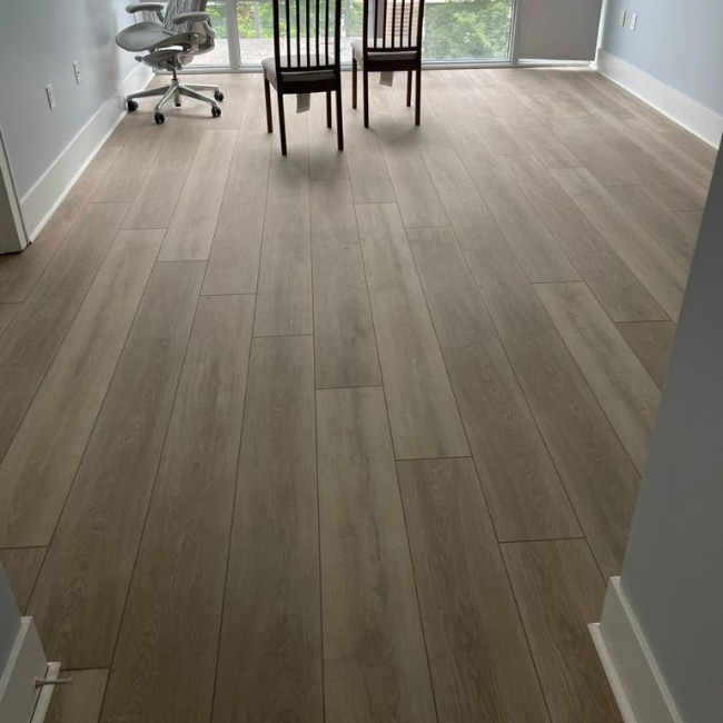 engineered hardwood installation project in  toronto