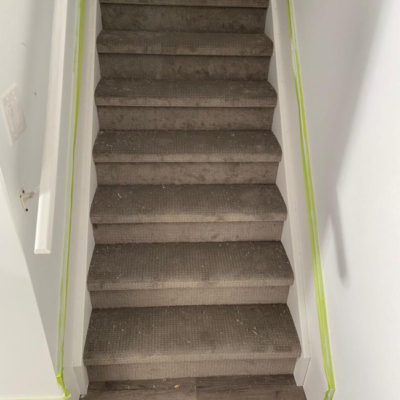 nobleton vinyl and carpet installation project