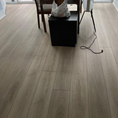 vinyl flooring installation project in toronto