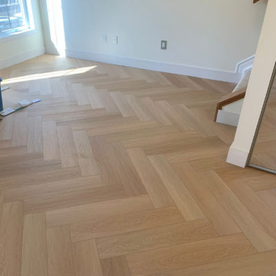 herringbone vinyl installation in ottawa