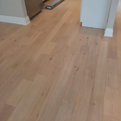 etobicoke engineered hardwood installation project 4