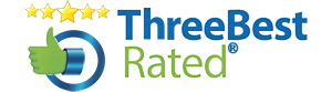 three best rated logo