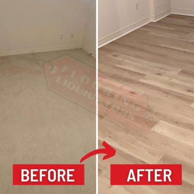 vinyl flooring project installation in toronto