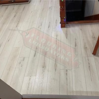 click vinyl flooring project in ajax