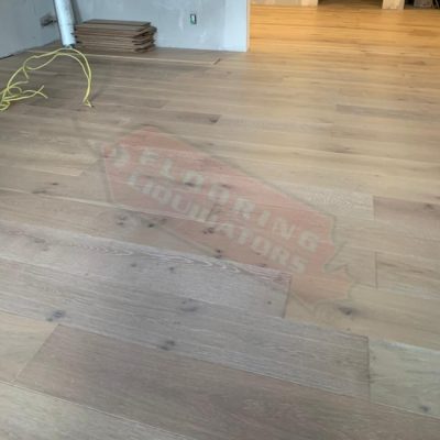 flooring installation project engineered hardwood toronto02