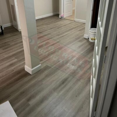 vinyl floor install brampton basement01