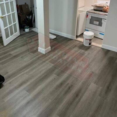 vinyl floor install brampton basement02