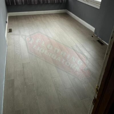 hardwood installation in north york room