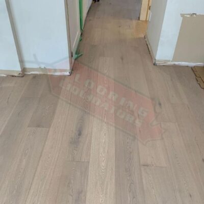 installing engineered hardwood in scarborough home01