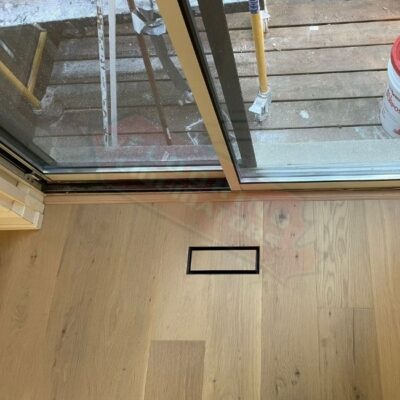 aria vent and new flooring installation